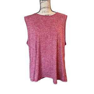 Ideology active wear Sangria wine sleeveless top size 3X NWT
